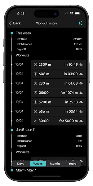 waterrower connect app