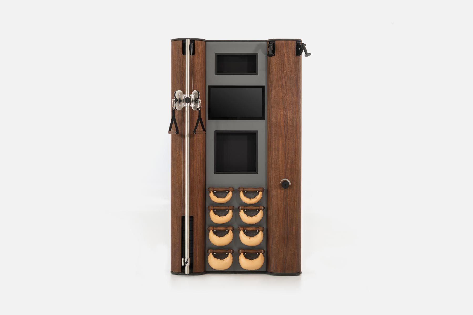 NOHRD Wall Compact Walnut (US) - All-In-One Fitness Solution