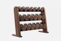 nohrd dumbbells walnut