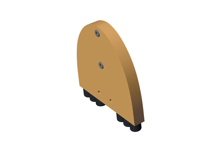 WaterRower A1 Holzendstück Eiche