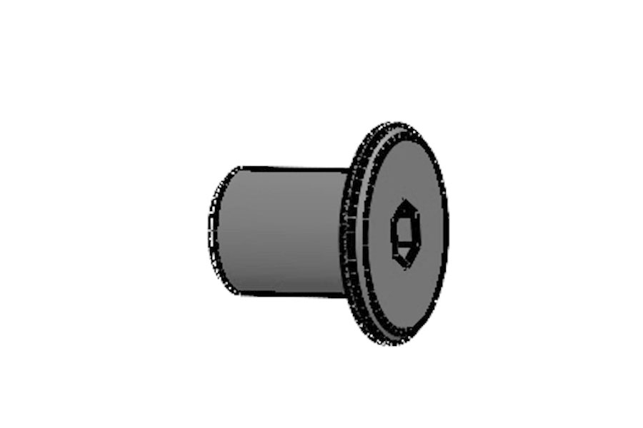 Flachkopfmutter M10