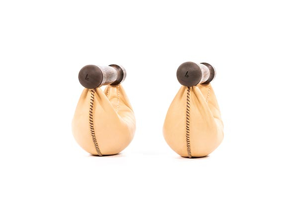 SwingBells Set Walnut Natural