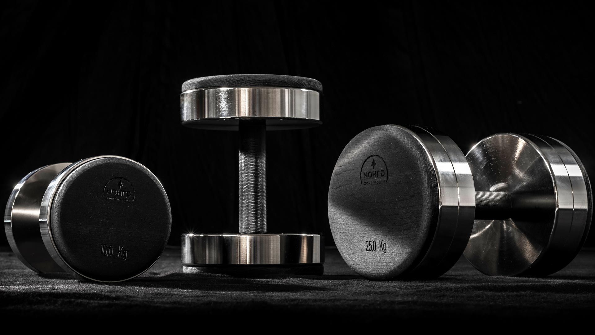 nohrd dumbbells detail