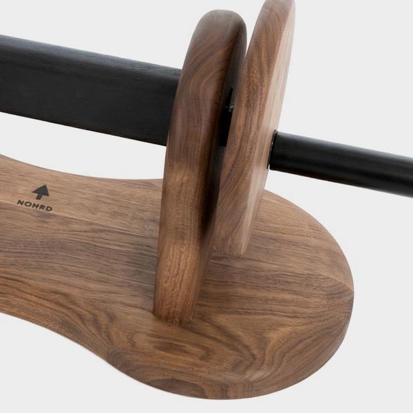 nohrd powerplank walnut detail