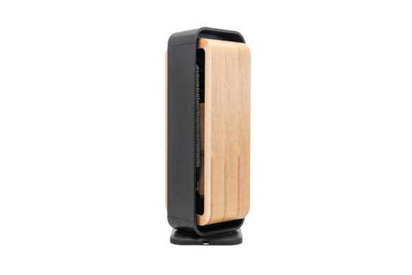 nohrd steptower in oak wood on a white background